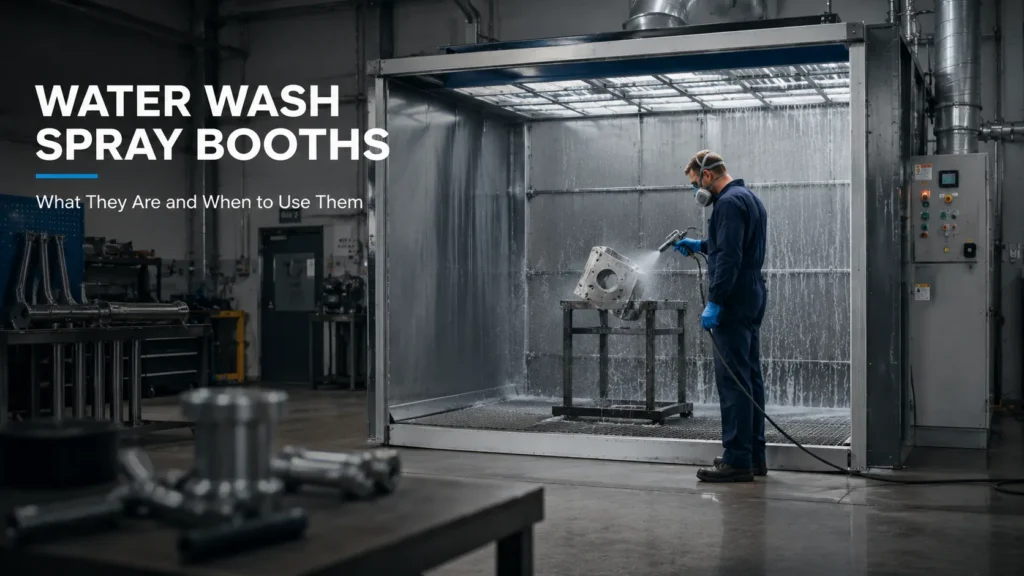 Water Wash Spray Booths What They Are and When to Use Them